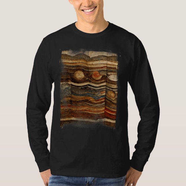 Camiseta Minerals Gems and Crystals Rock Collecting Geology (Anverso)