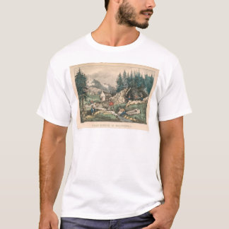 Camiseta Minería aurífera en California (0636A)
