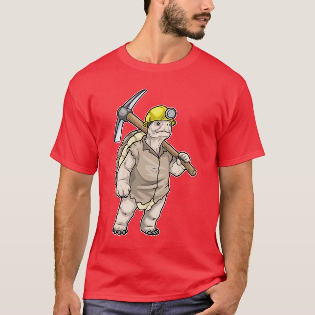Camiseta Minería de Pickaxe (Anverso)