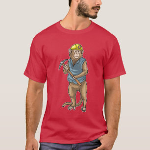 Camiseta Minería de Pickaxe en Monkey Miner
