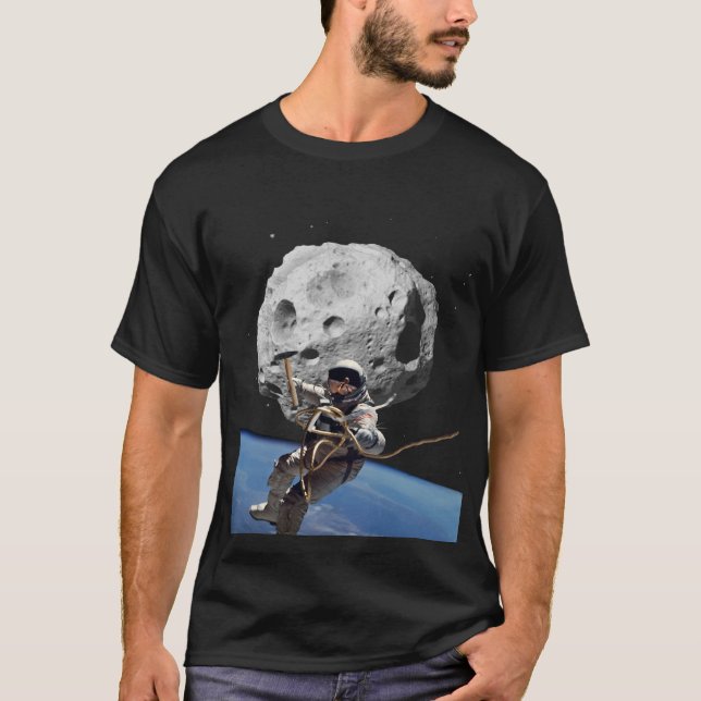 Camiseta Minero asteroide (Anverso)