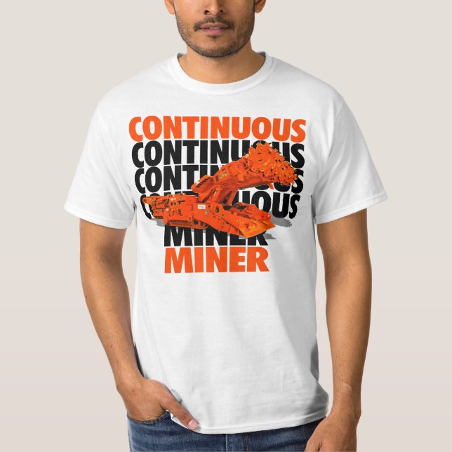 CAMISETA MINERO CONTINUO (Anverso)