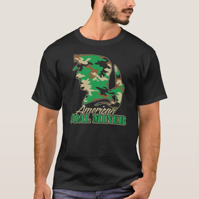 CAMISETA MINERO DE CARBÓN CAMO (Anverso)