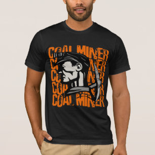 Camiseta minero de carbón vintage
