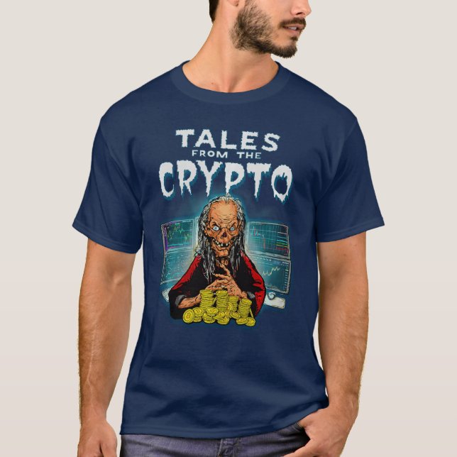 Camiseta minero de criptomoneda divertido cómic CRYPTOALES  (Anverso)