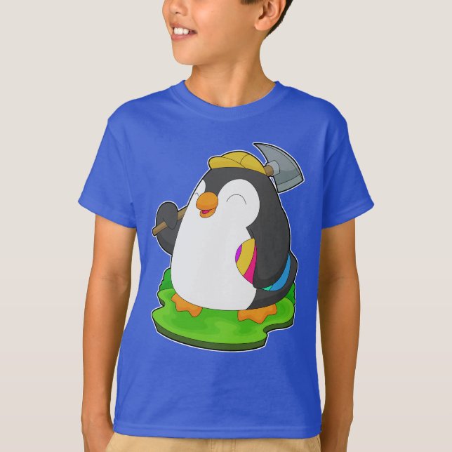 Camiseta Minero de Pascua de Pingüino (Anverso)