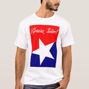 Camiseta ¡Mineros chilenos Gracias, Señor! INGLÉS del 95