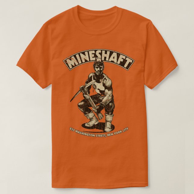 Camiseta Mineshaft NYC 1976 (Diseño del anverso)