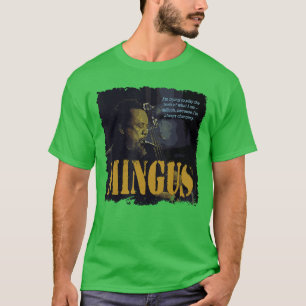 Camiseta Mingus Sabiduría de Jazz Bajista Músico divertido
