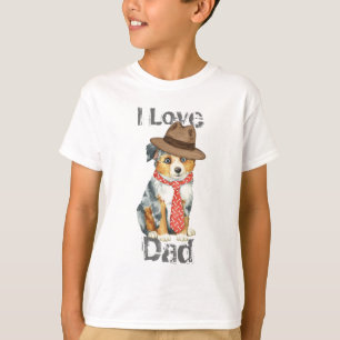 Camiseta Mini American Shepherd Dad