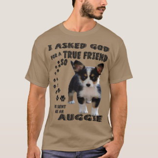 Camiseta Mini Auggie Cita A Mamá Papá Amante Imprimir, Auss