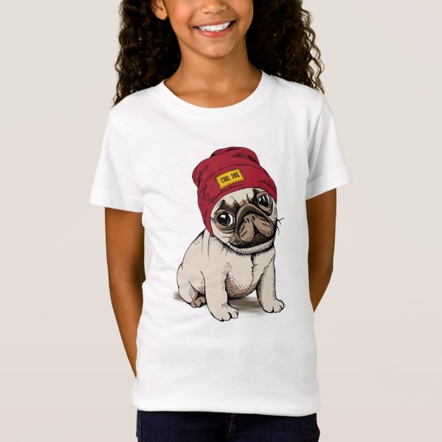 Camiseta Mini barro amasado del inconformista del perrito (Anverso)