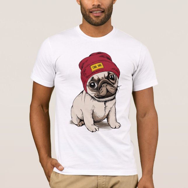 Camiseta Mini barro amasado del inconformista del perrito (Anverso)