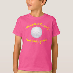 Camiseta Mini bolas de golf Niños de fiesta de cumpleaños r