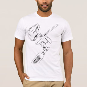 Camiseta Mini bosquejo invertido
