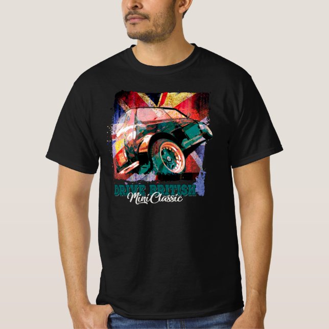 Camiseta Mini Classic - Drive British Oldtimer  (Anverso)