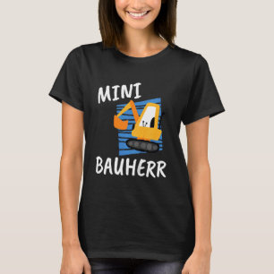 Camiseta Mini Constructor De Niños Para Pequeños Editores