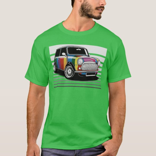 Camiseta MINI Cooper Edición Pride 2 divertido (Anverso)