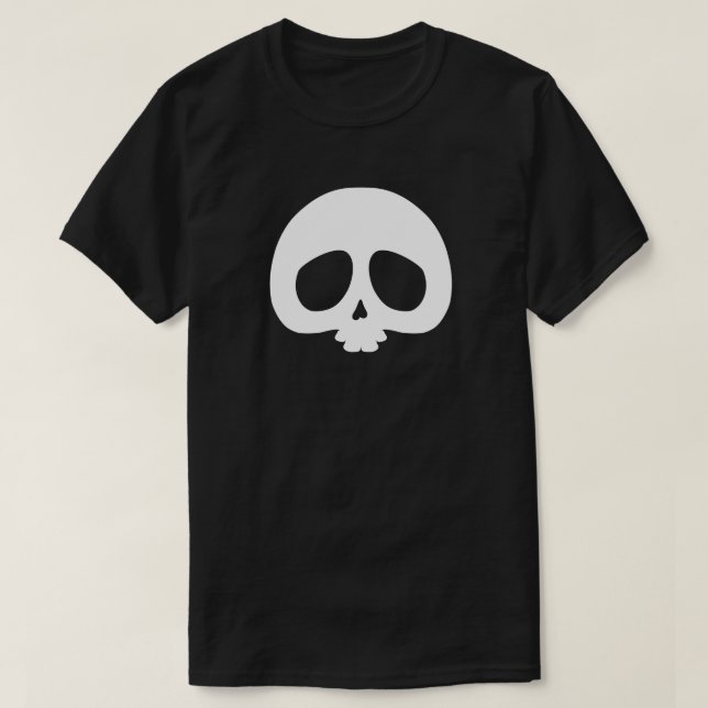 Camiseta Mini Cráneo Personalizable (Diseño del anverso)