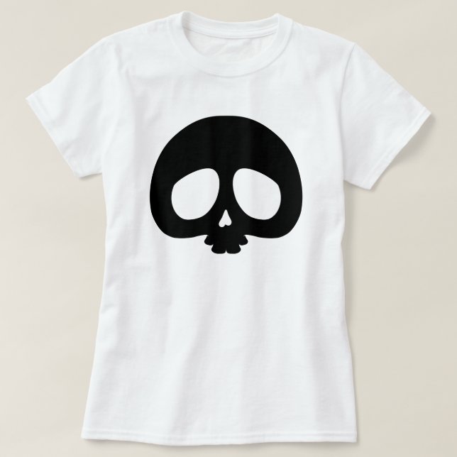 Camiseta Mini Cráneo Personalizable (Diseño del anverso)