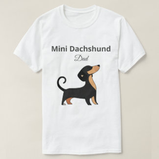 Camiseta Mini Dachshund Papá Regalo Dueño de Perro