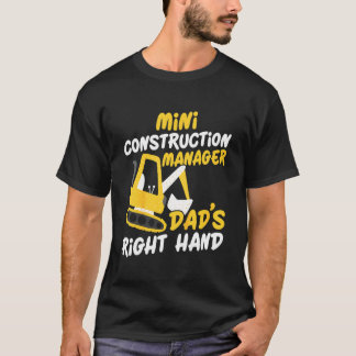 Camiseta Mini director de construcción de mano derecha de n