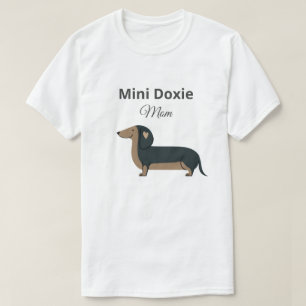 Camiseta Mini Doxie Mamá Regalo Wiener Miniatura