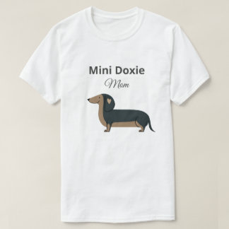 Camiseta Mini Doxie Mamá Regalo Wiener Miniatura