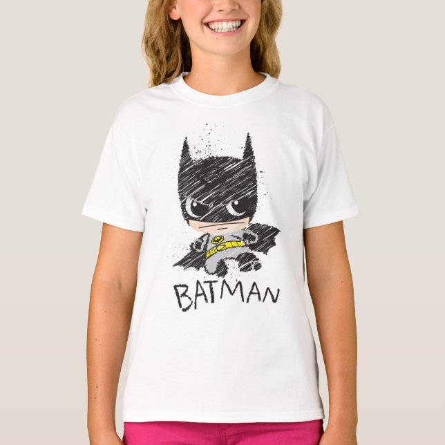 Camiseta Mini esbozo de Batman clásico (Anverso)