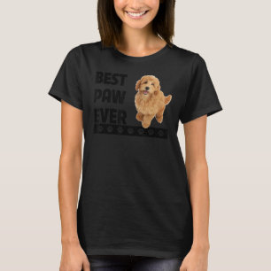 Camiseta Mini Golden Doodle Dad Mejor Paw Ever Fathers Day 