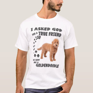 Camiseta Mini Goldendoodle Cita a mamá, Doodle Dad Art Cut