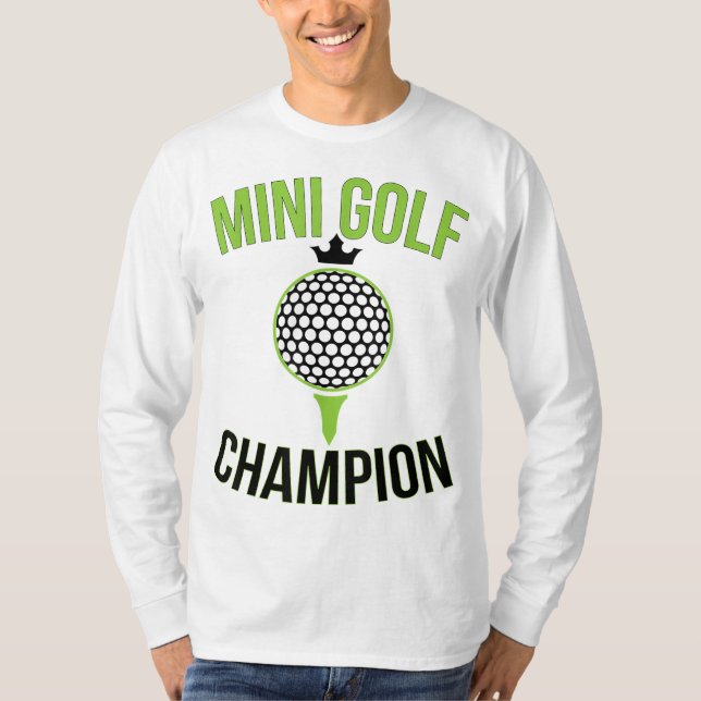 Camiseta Mini Golf Campeón de golf Funny Golfer (Anverso)