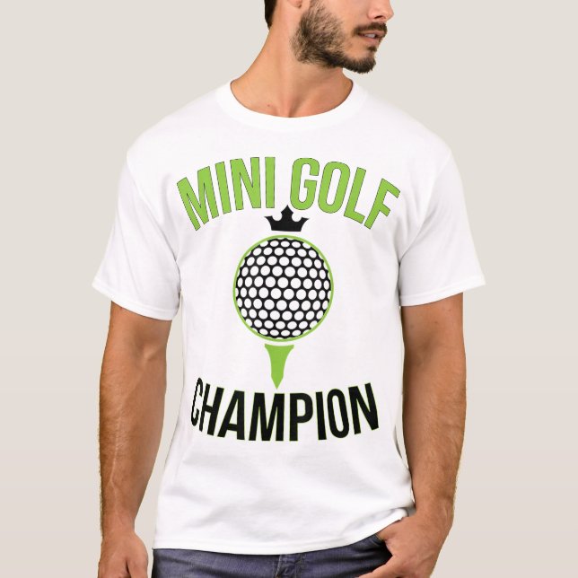 Camiseta Mini Golf Campeón de golf Funny Golfer (Anverso)