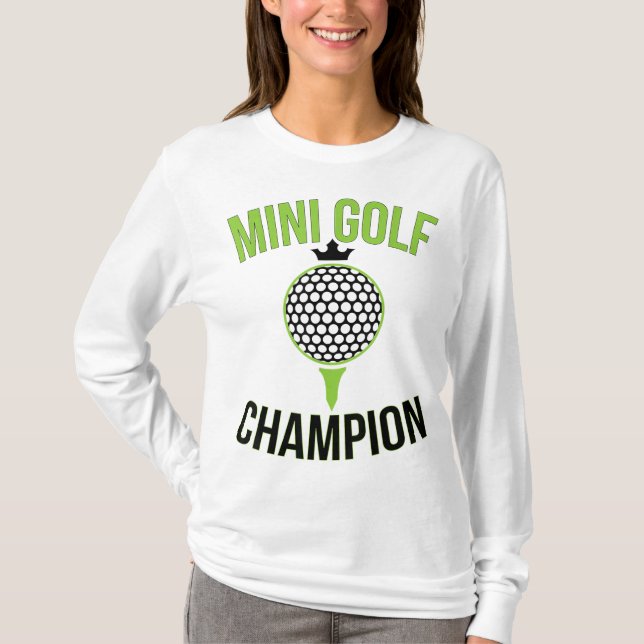 Camiseta Mini Golf Campeón de golf Funny Golfer (Anverso)
