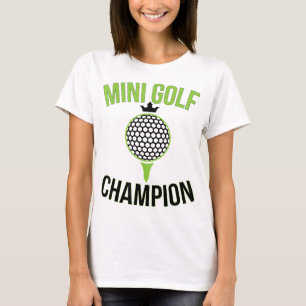 Camiseta Mini Golf Campeón de golf Funny Golfer