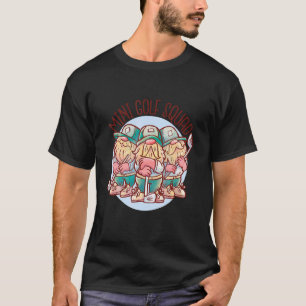 Camiseta Mini Golf De Diversión Con Mini Golf Club Como Min