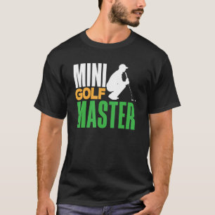 Camiseta Mini Golf Master Player Golf Golf Golf Golf Ball