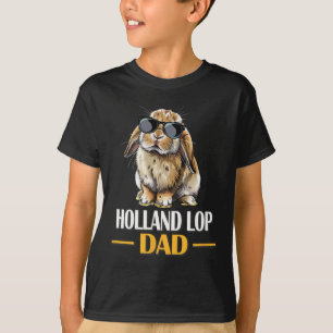 Camiseta Mini Holland Lop Dad Bunny Rabbit Lover