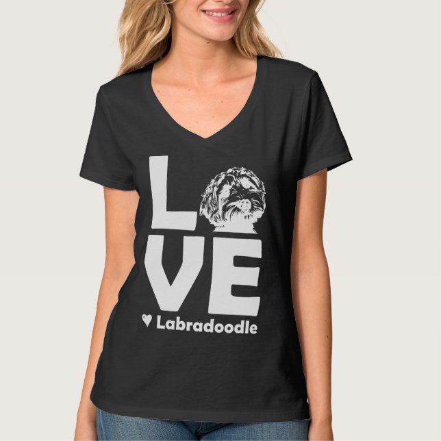 Camiseta Mini Labradoodle Mini Labradoodle 2 (Anverso)