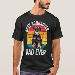 Camiseta Mini Ministra Schnauzer Dad Vintage Schnauzer Dad