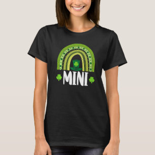 Camiseta Mini mujeres afortunadas St Patrick's Day Rainbow 
