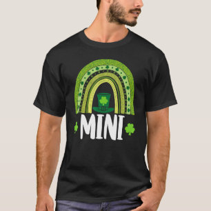 Camiseta Mini mujeres afortunadas St Patrick's Day Rainbow 
