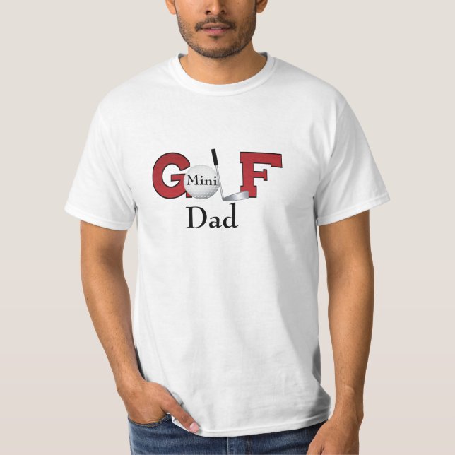 Camiseta Mini papá del golf (Anverso)