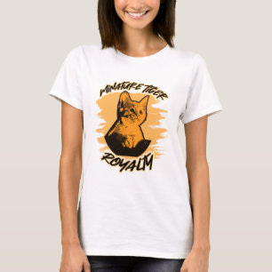 Camiseta Mini Tiger Royalty Funny Feline Cat Lover Humor