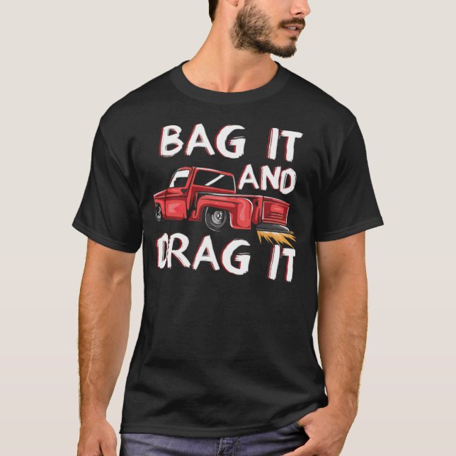 Camiseta MINI TRUCK DRAGGGING Bag It Drag It regalo derecho (Anverso)