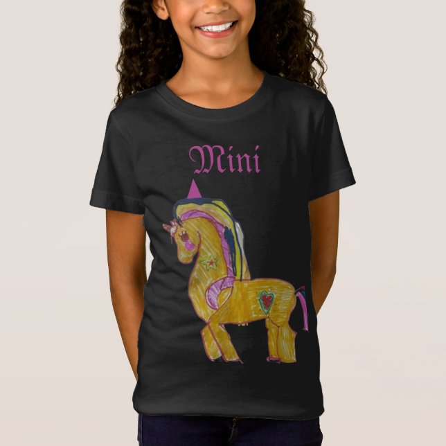 Camiseta Mini unicornio (Anverso)