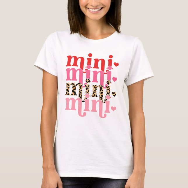 Camiseta Mini Valentines Leopard (Anverso)