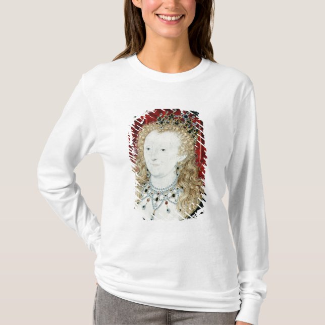 Camiseta Miniatura de la reina Elizabeth I (Anverso)