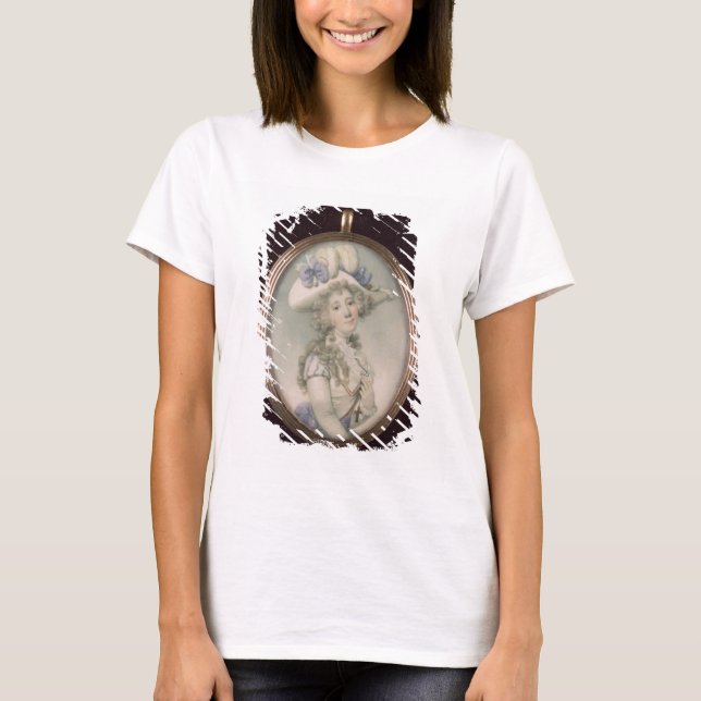 Camiseta Miniatura de una mujer desconocida (Anverso)