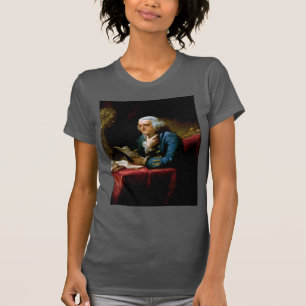 Camiseta Miniatura del retrato, Benjamin Franklin Padre fun